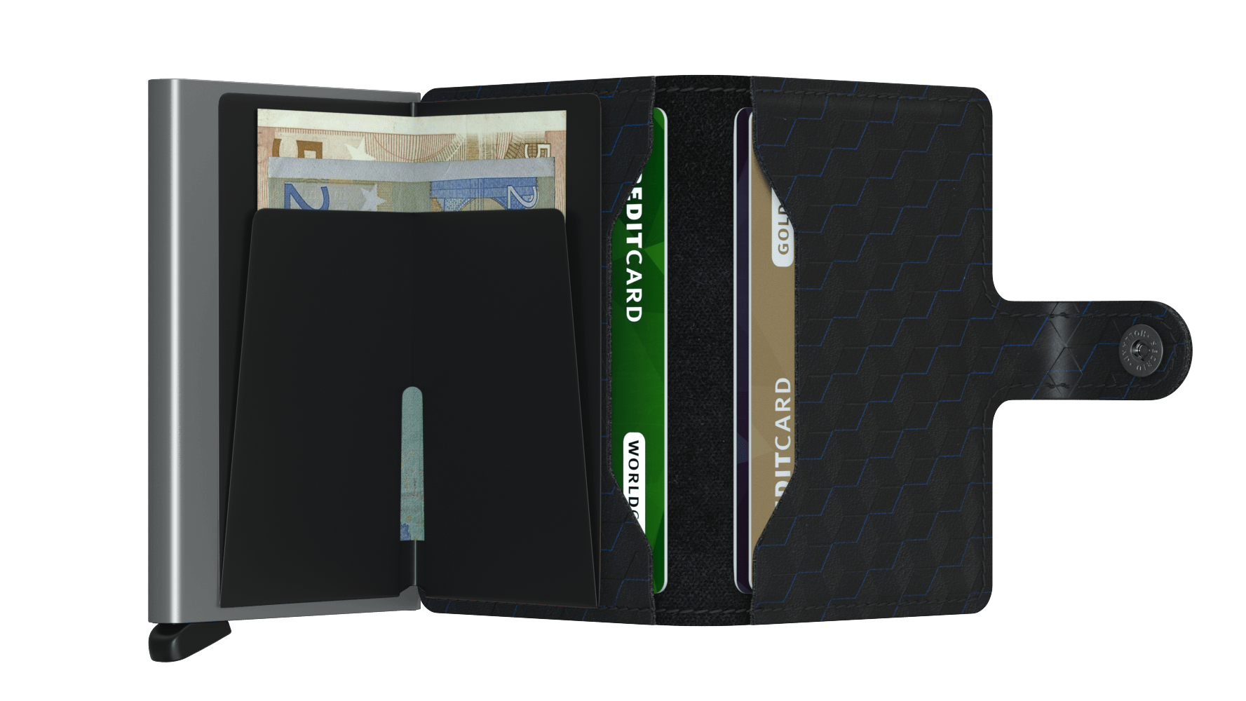 Optical Leather Miniwallet