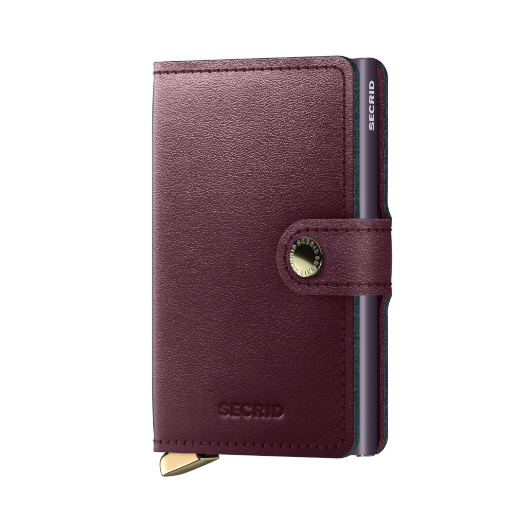 Secrid premium miniwallet dusk leather bordeaux