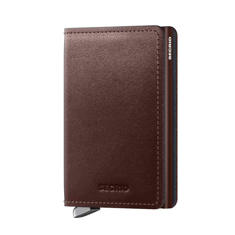 Secrid premium slimwallet dusk leather dark brown