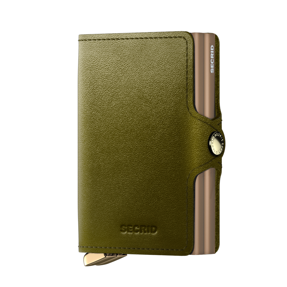 Secrid premium twinwallet dusk leather olive green