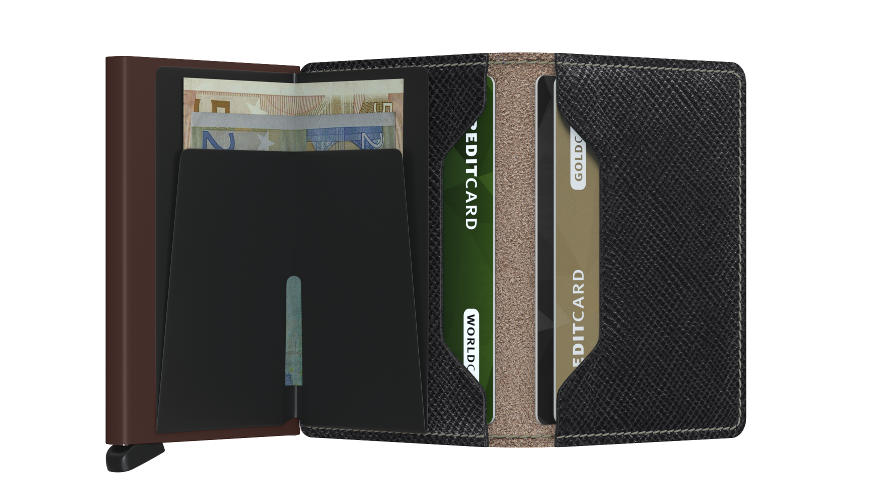 Saffiano Leather Slimwallet