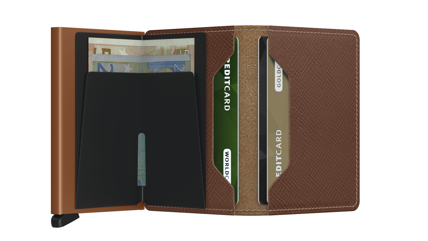 Saffiano Leather Slimwallet