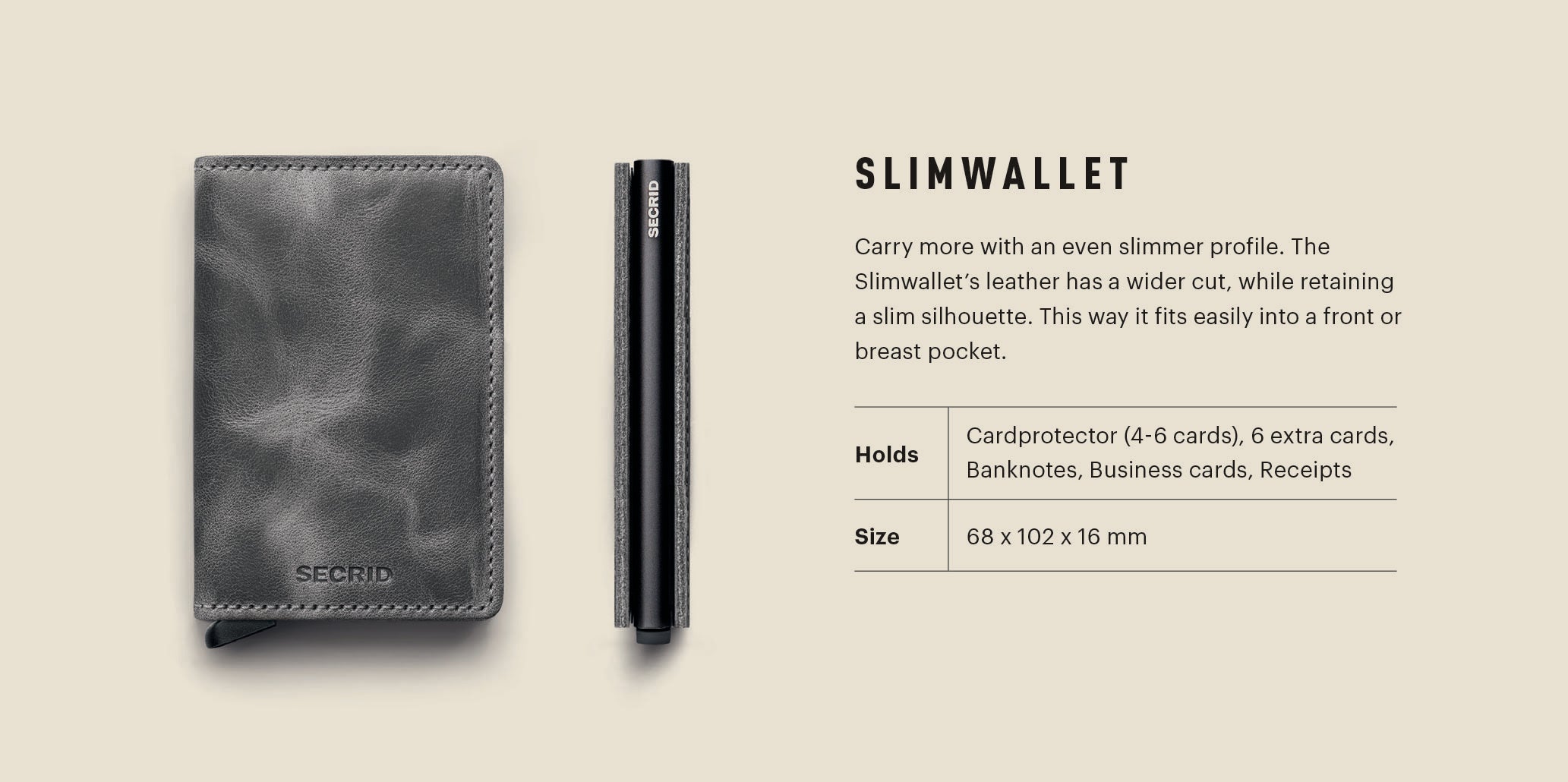 Matte Leather Slimwallet