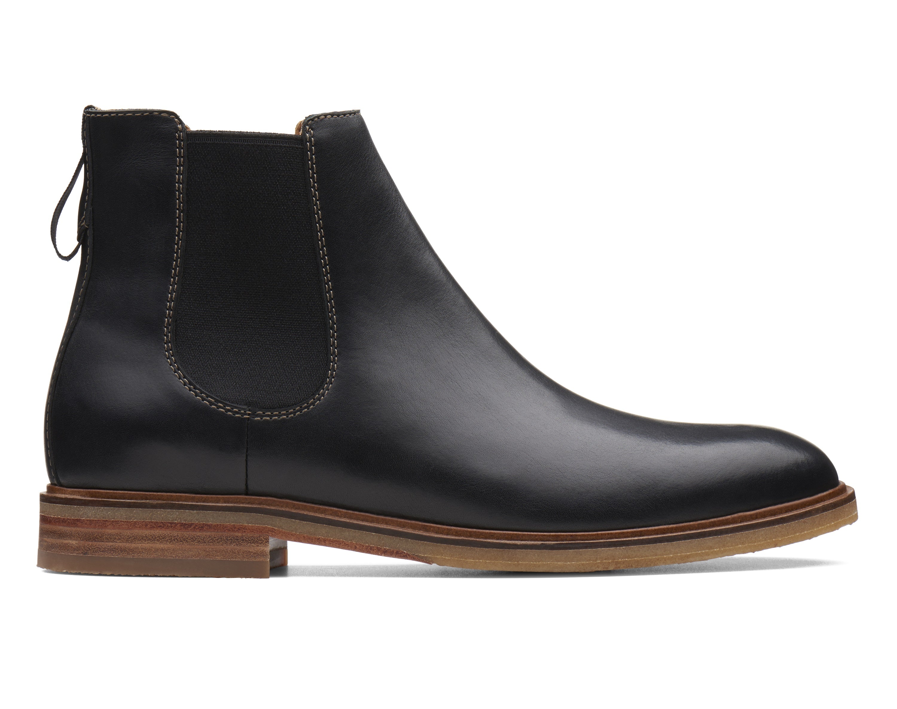 Chelsea Boot Leather Boots Clarks Mens Craft Arlo Top Chelsea Boot