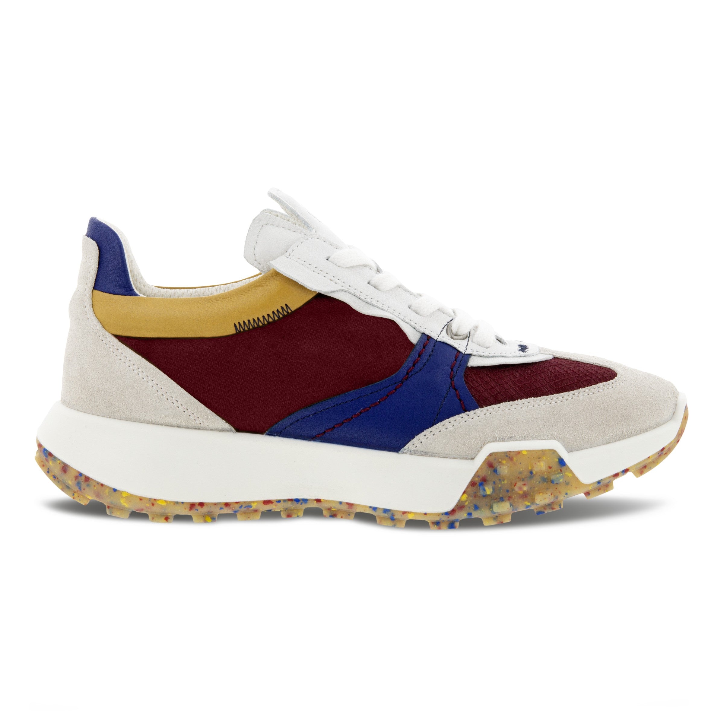 ECCO retro sneaker shoe women multicolour morillo side