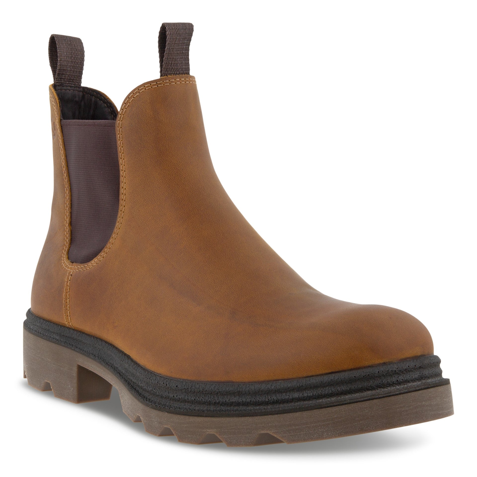ecco grainer chelsea boot men amber tan