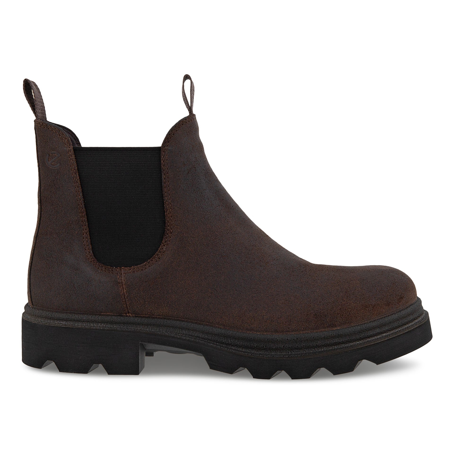 ecco grainer chelsea boot men coffee brown side