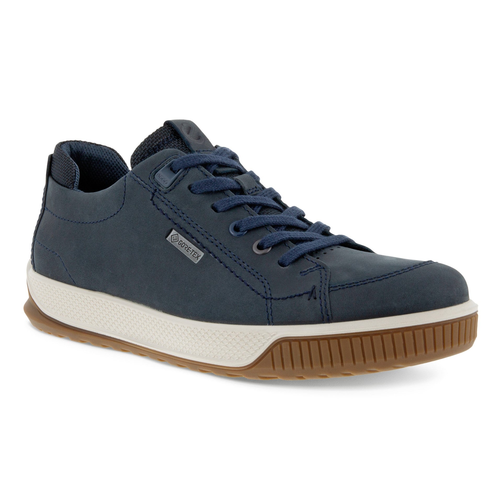 ecco byway gore tex sneaker shoe men marine blue