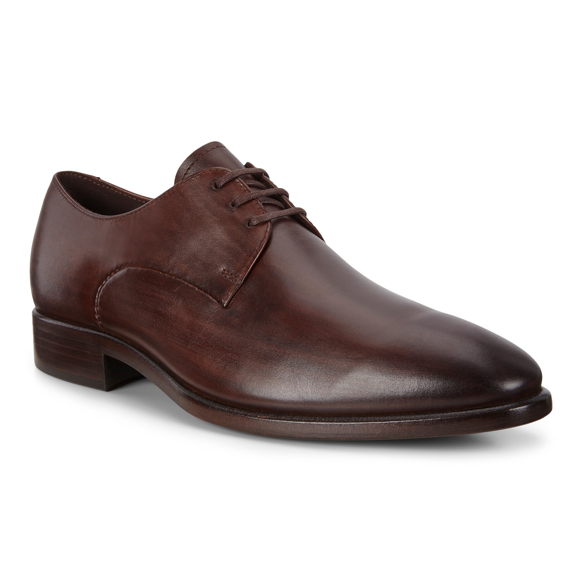 ecco vitrus mondial men shoe cocoa brown derby