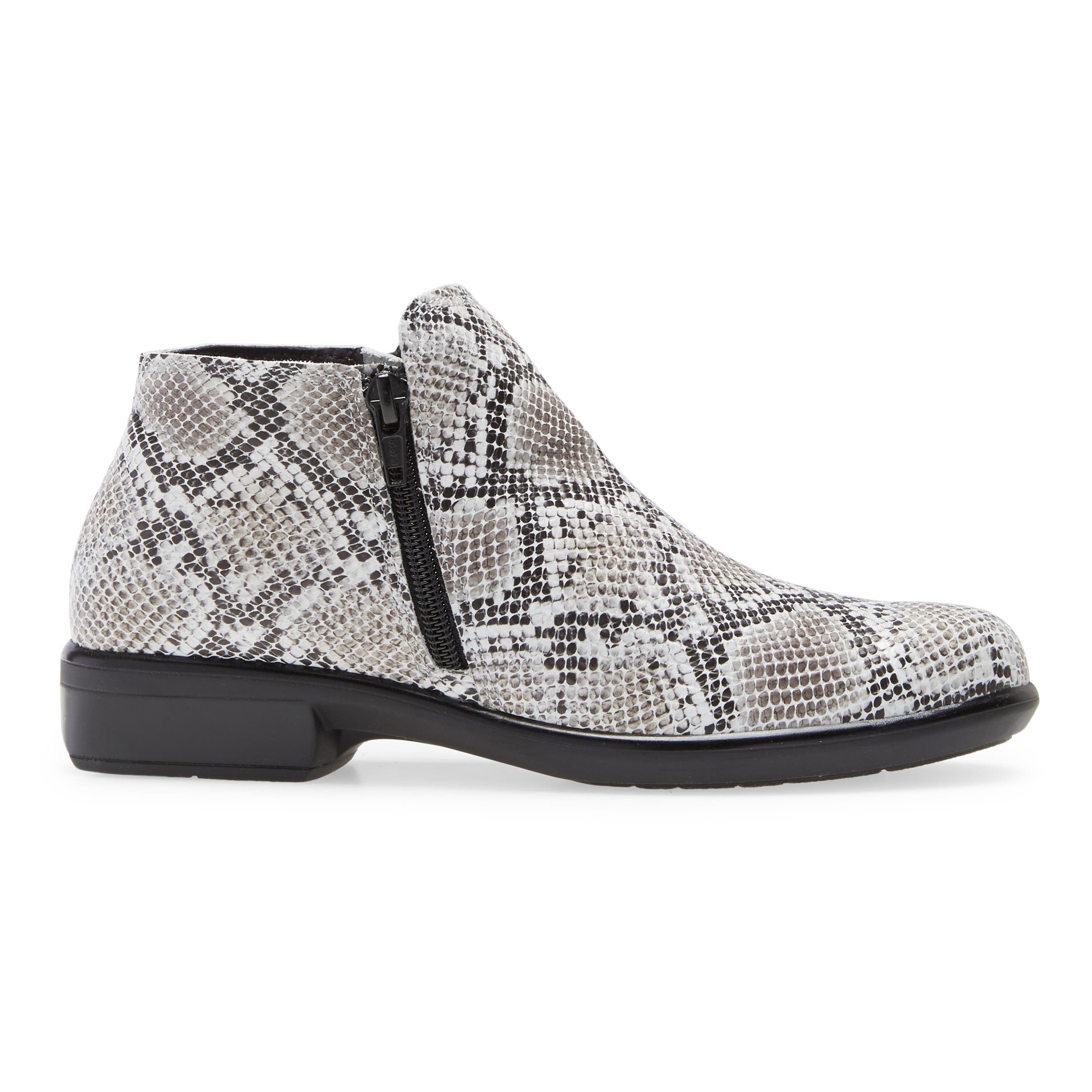 naot helm boot grey cobra side