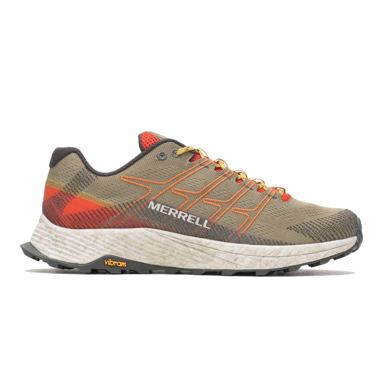 merrell moab flight men shoe herb side