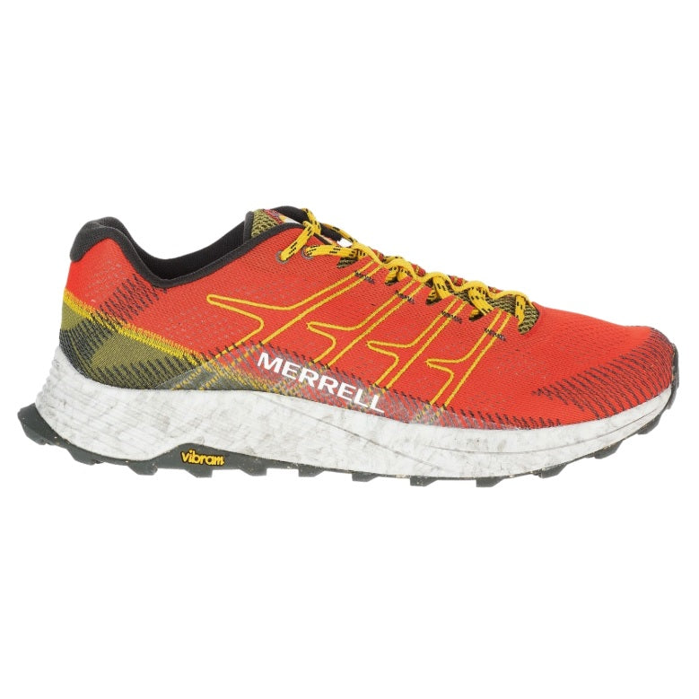 merrell moab flight men shoe tangerine side
