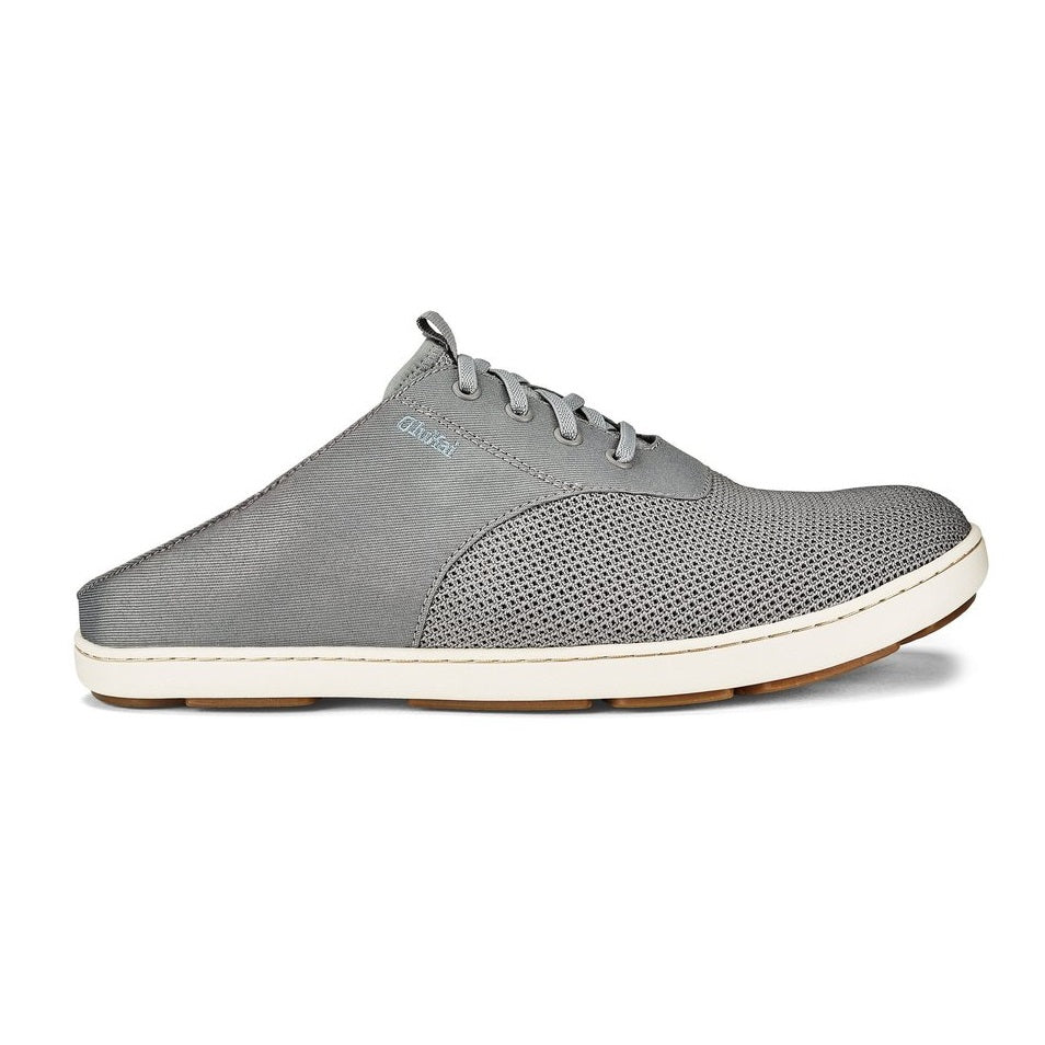 olukai nohea moku sneaker shoe men's sharkskin drop down back