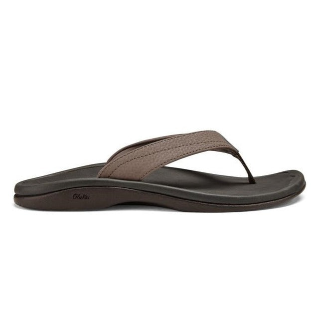 olukai ohana women flip flop sandal side warm taupe