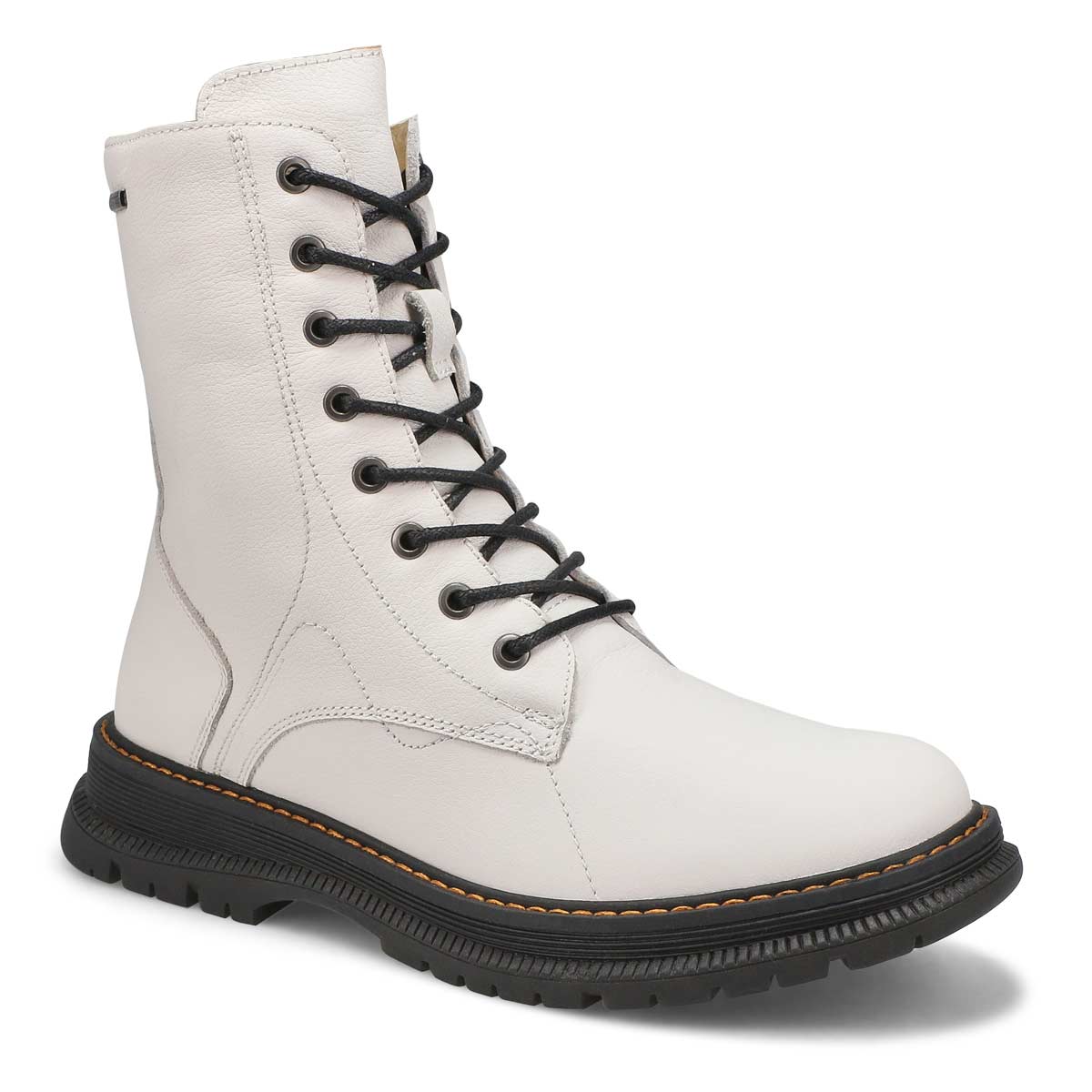 Paloma 01 waterproof combat boot women white