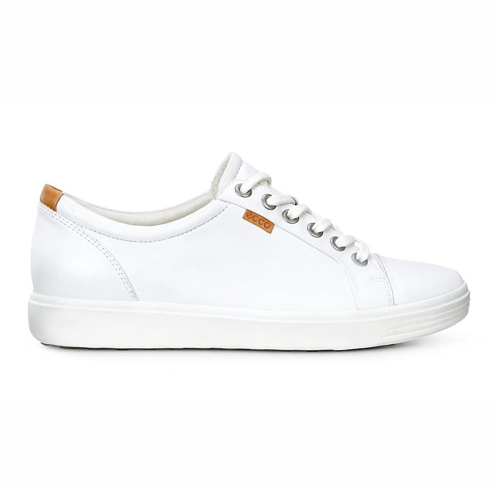 ecco soft 7 sneaker shoe women white side 430003