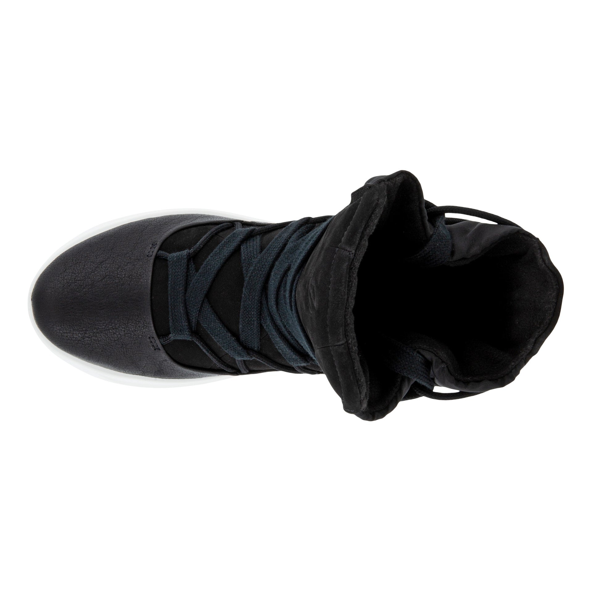 ecco solice mid winter boot gore tex black top overhead