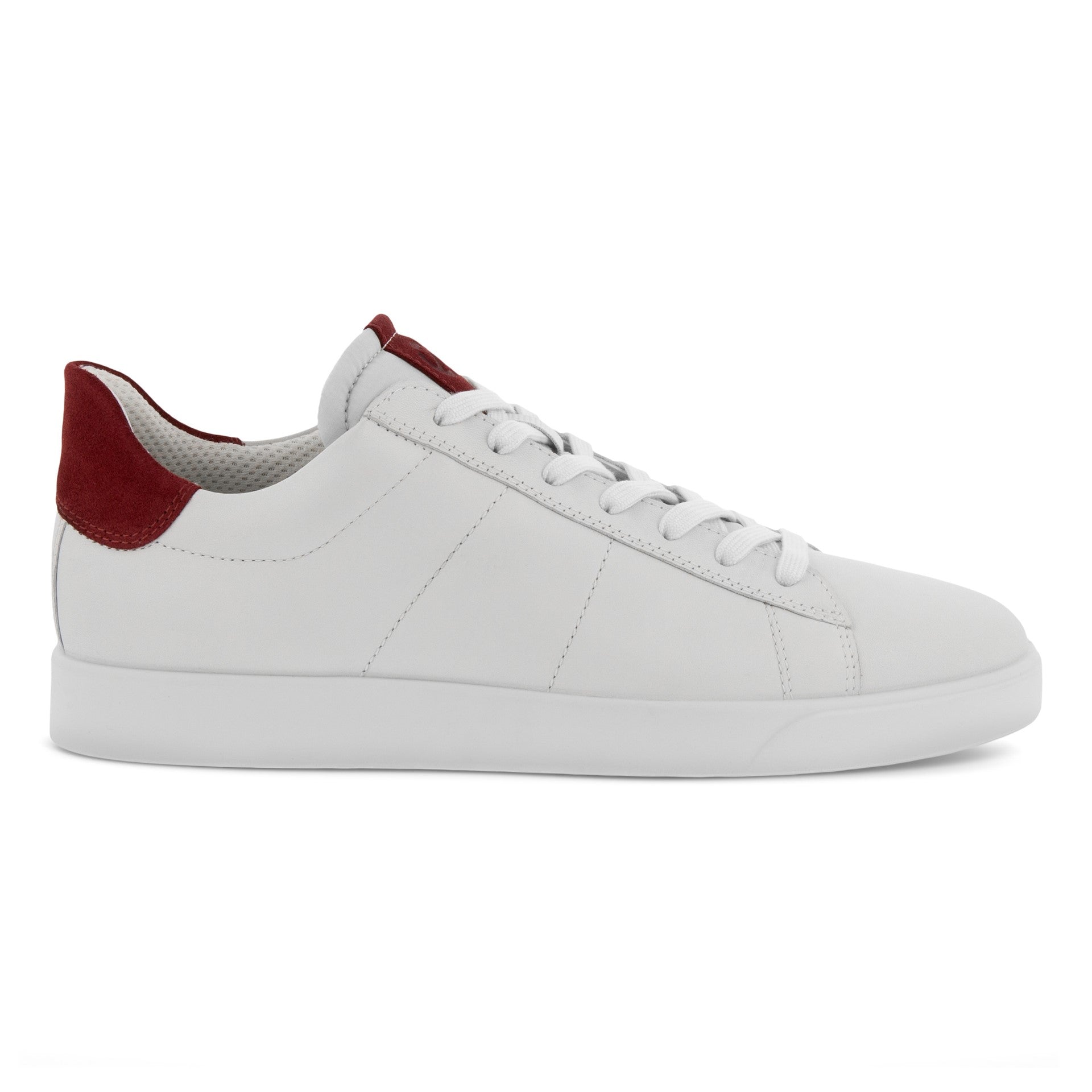 ecco street lite sneaker shoe men white syrah
