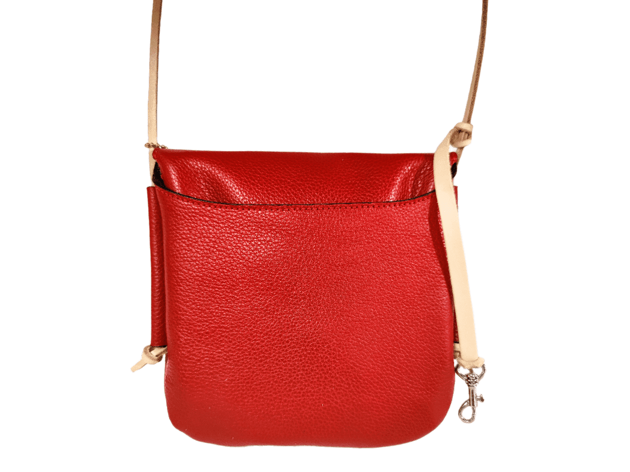 Umi Shoulder Bag (Pebbled Red)