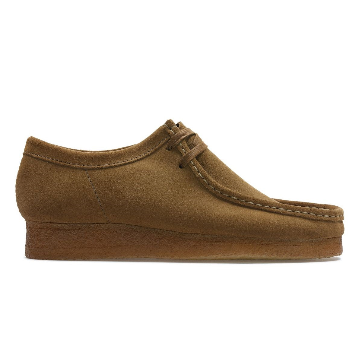 clarks originals men wallabee shoe cola suede side