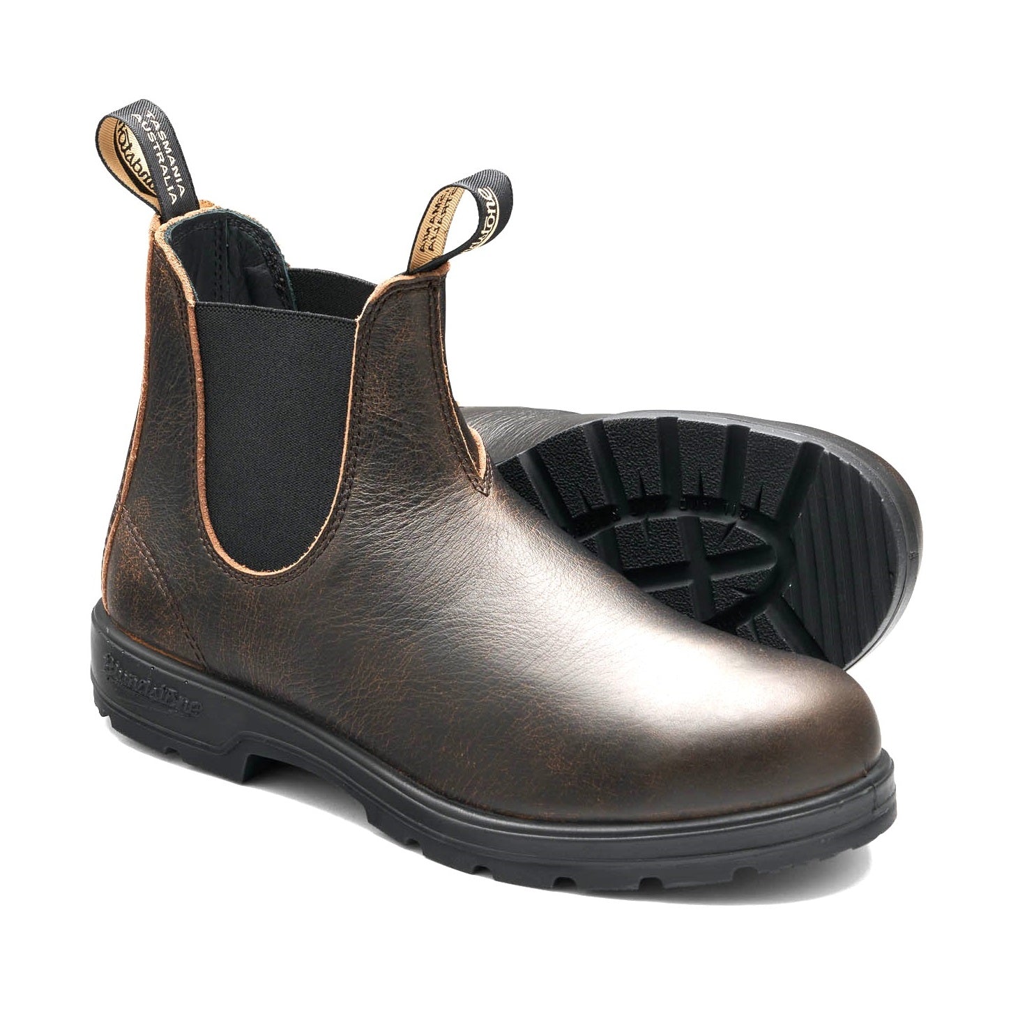 Blundstone #2440 classic boot vintage brown profile +sole