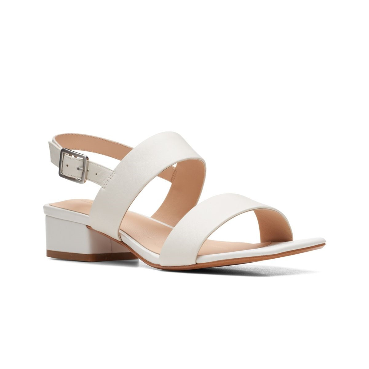 Seren25 strap Clarks women's sandal white