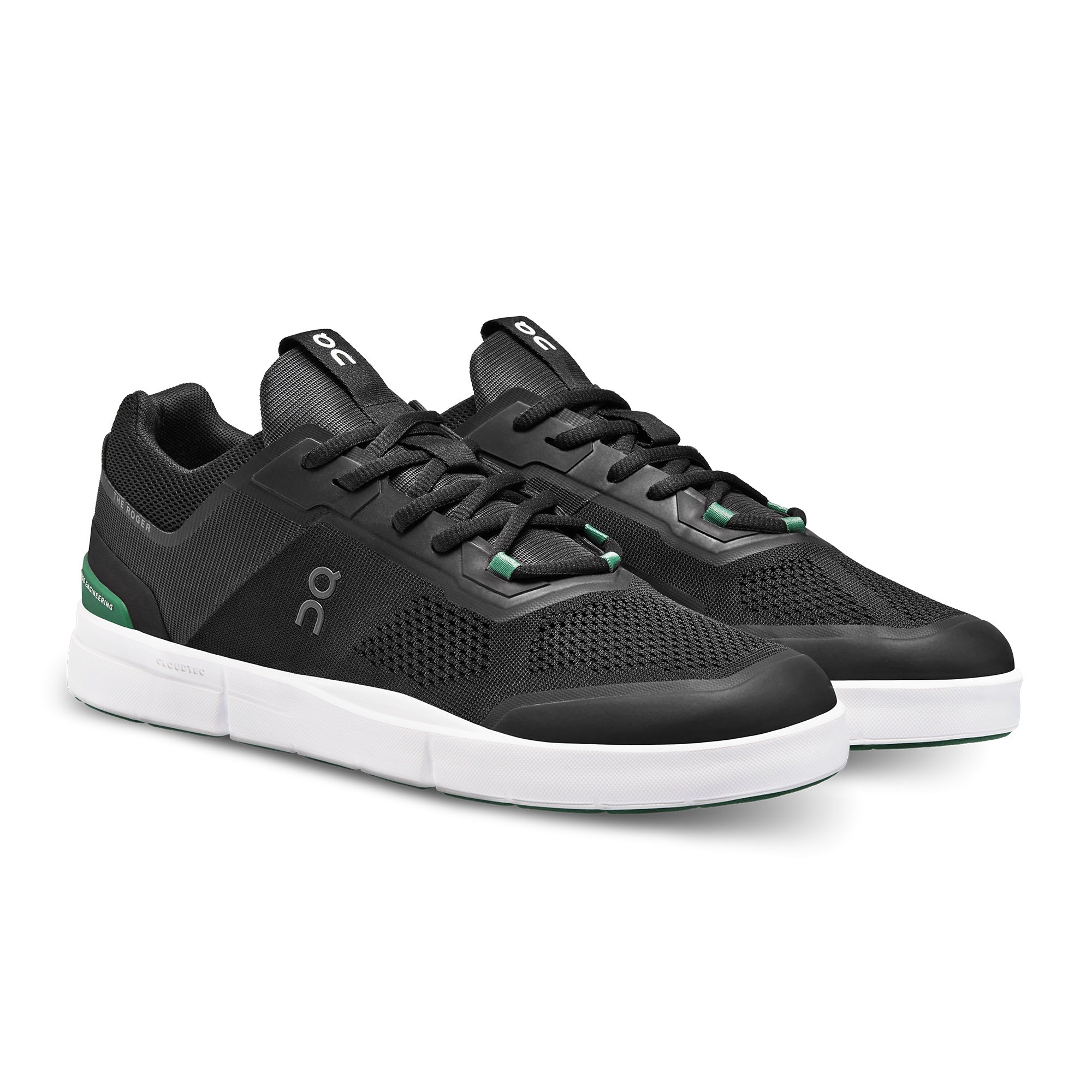 Roger Spin On sneaker men black green pair