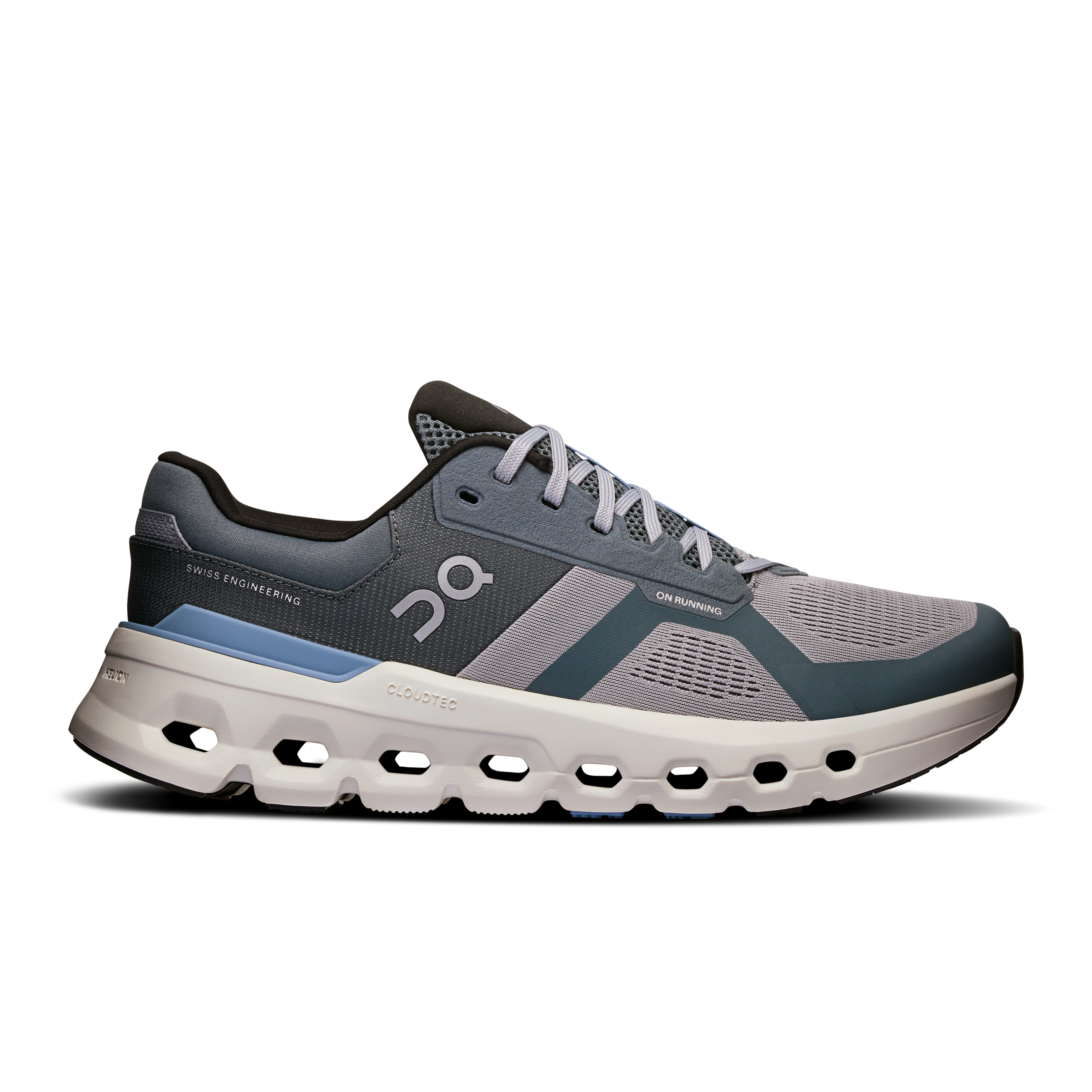 Cloudrunner 2 running shoe men On alloy chambray grey side 3ME10143194