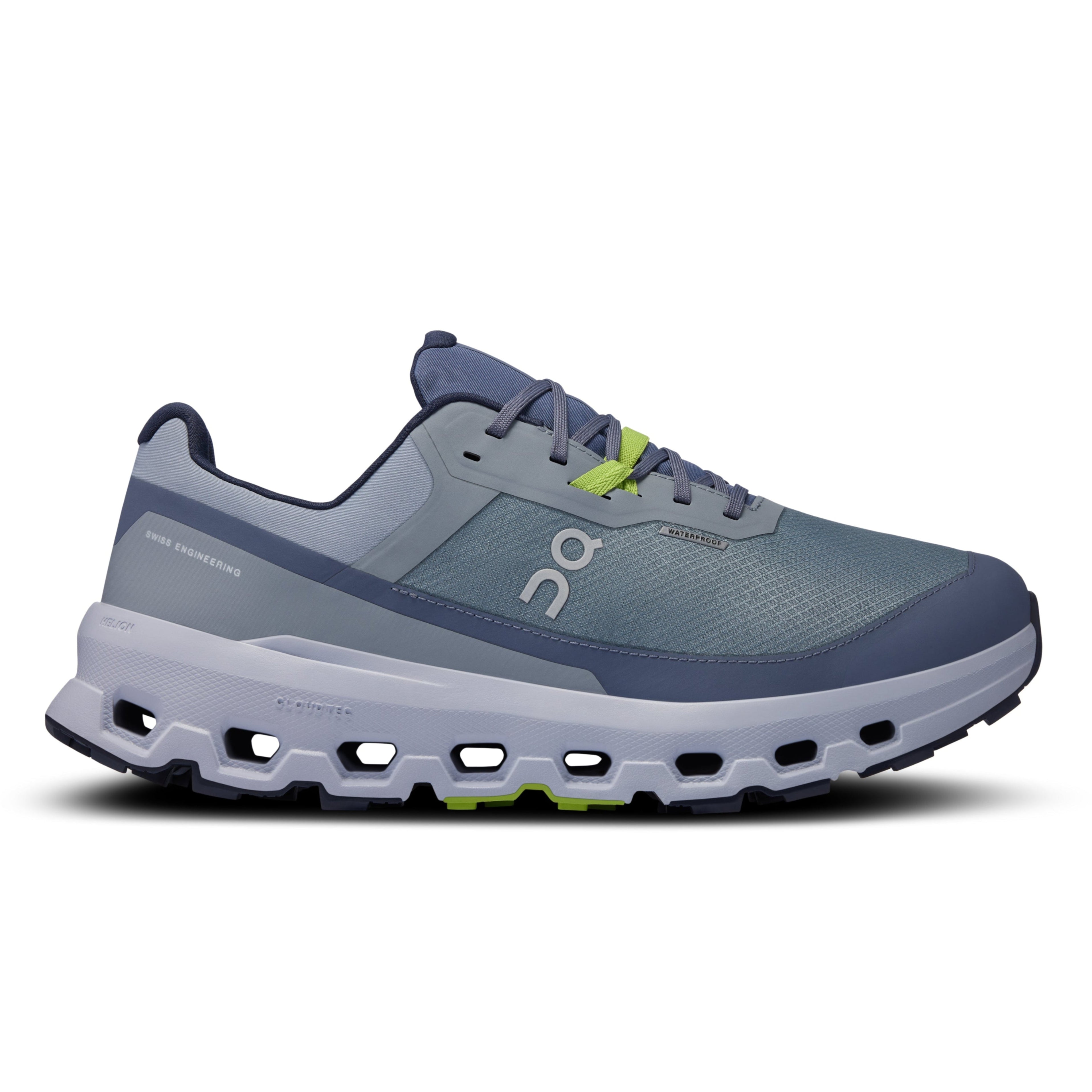 Cloudvista 2.0 waterproof trail running shoe On mist heather side