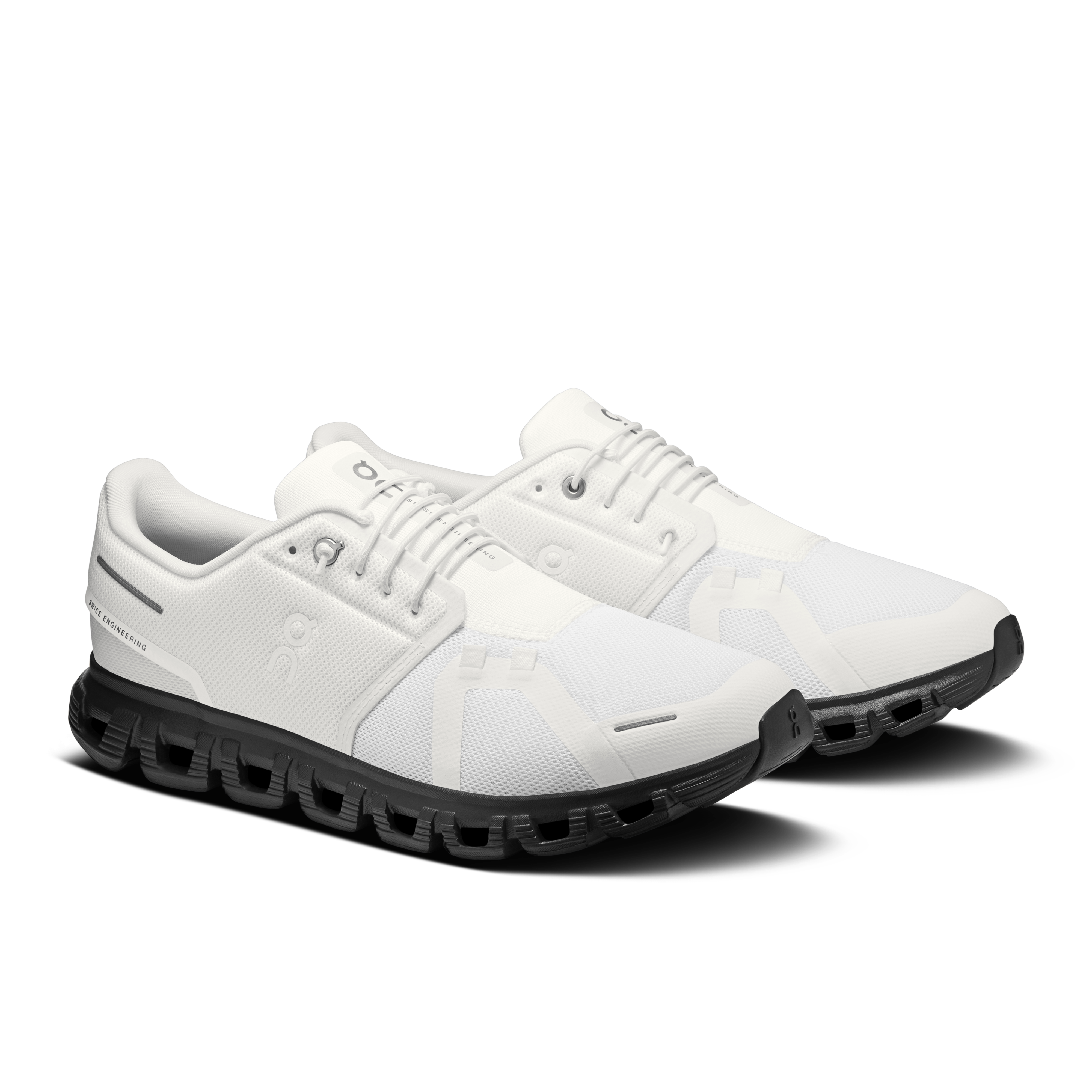 On Cloud 6 slip-on shoe men white black pair 3MF10070462