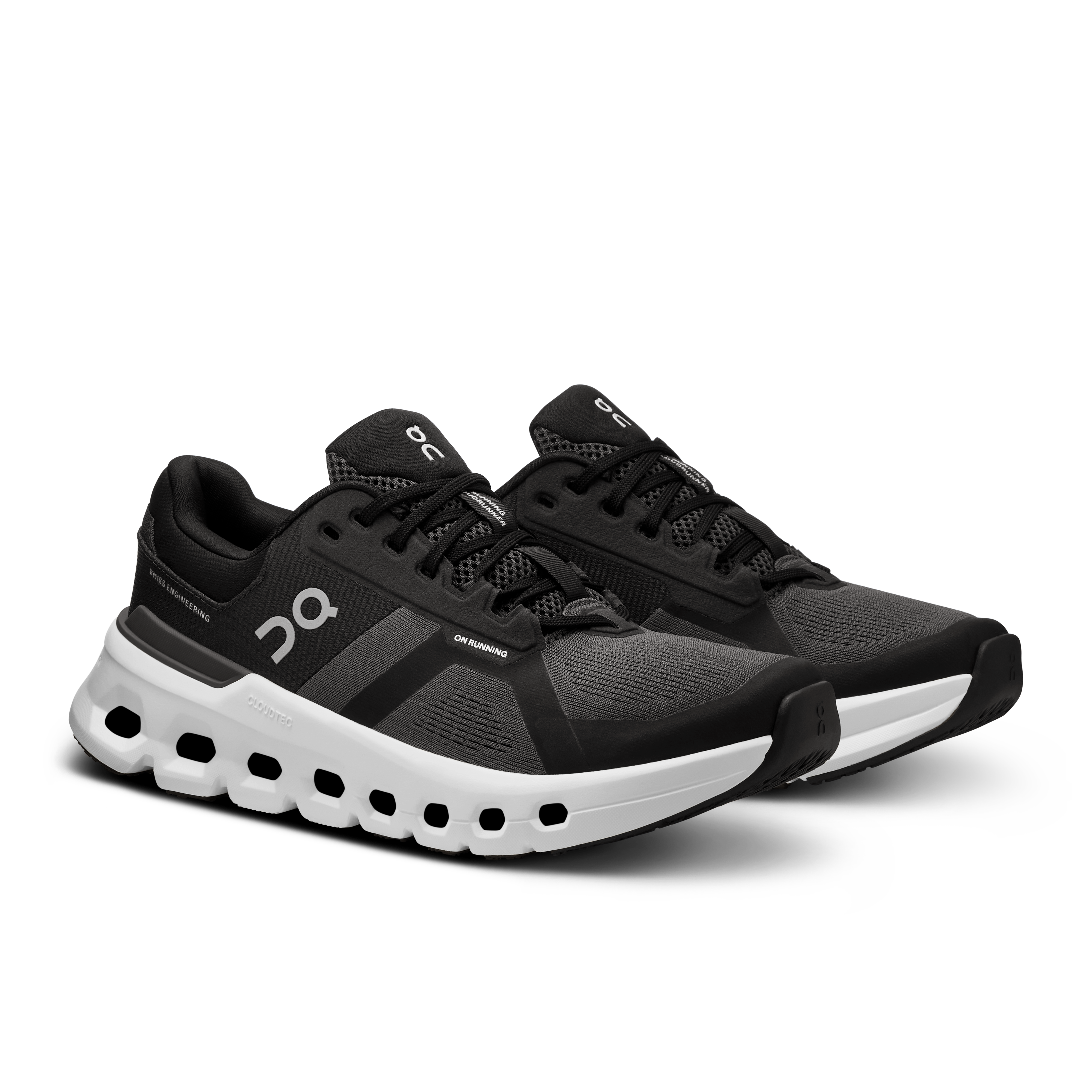 Cloudrunner 2 wide women On running shoe eclipse black pair 3WE10340264