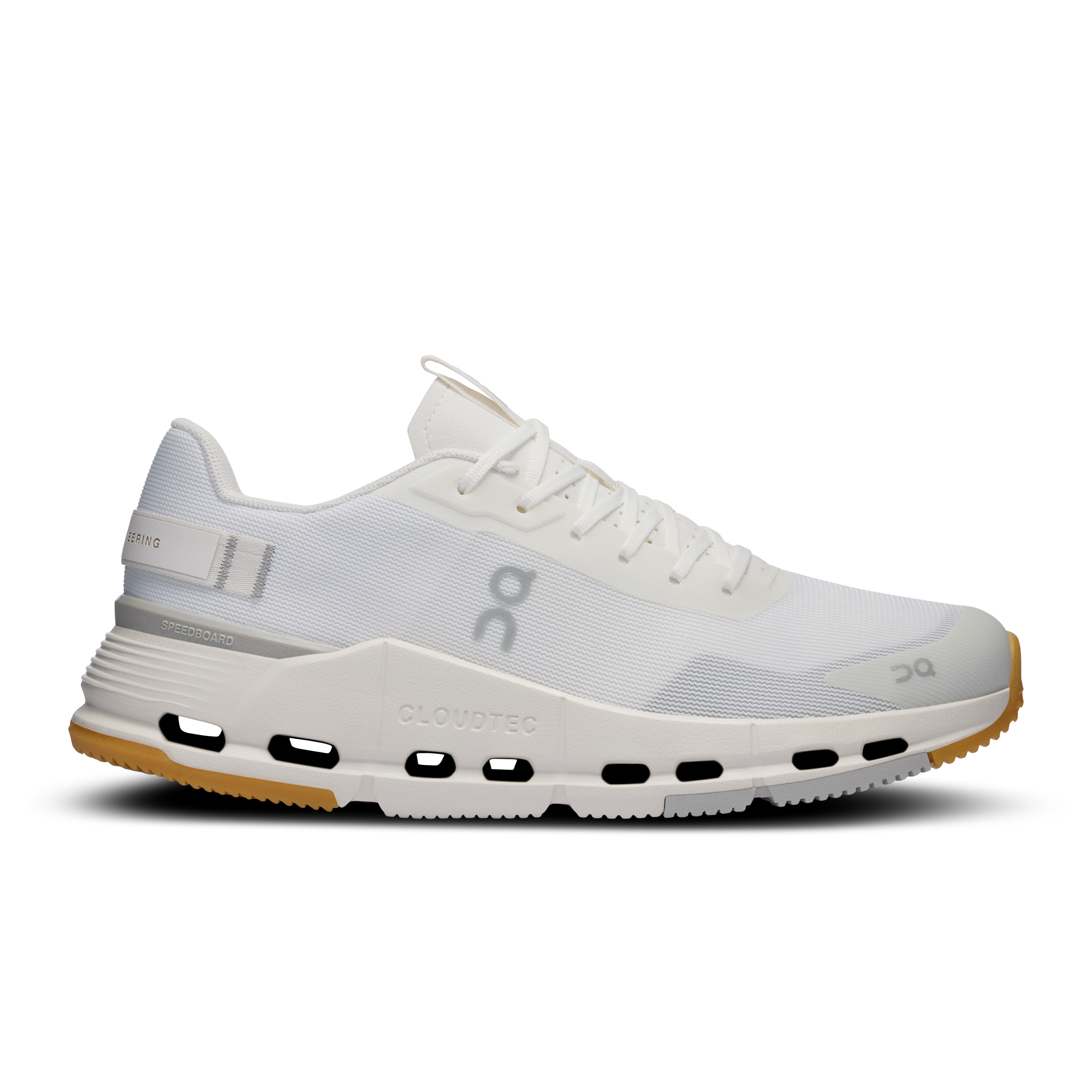 On Cloudnova Form 2 women sneaker shoe white ivory side 3WE30170924