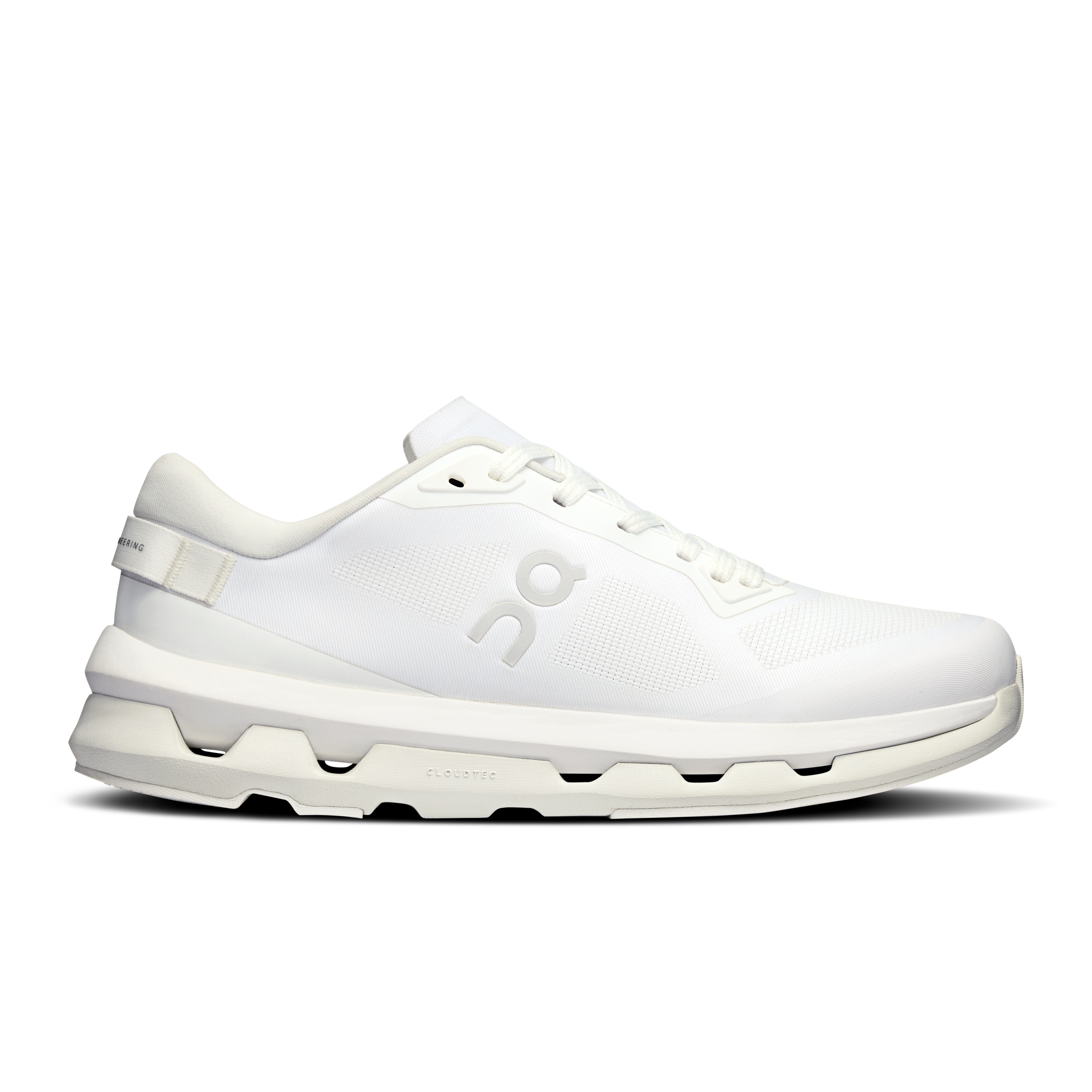 Cloudzone sneaker shoe On women all white side 3WF10070202