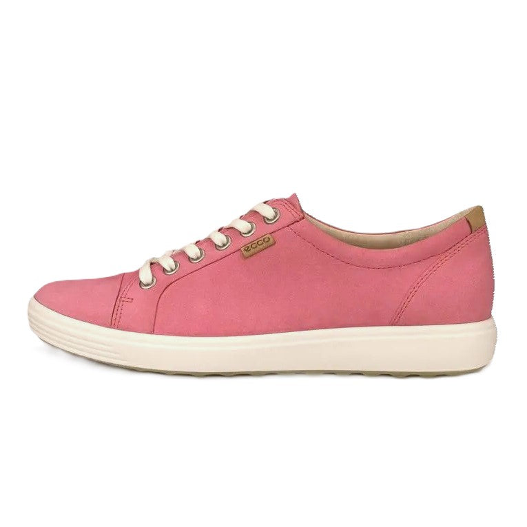 ecco soft 7 sneaker shoe women bubblegum side 430003