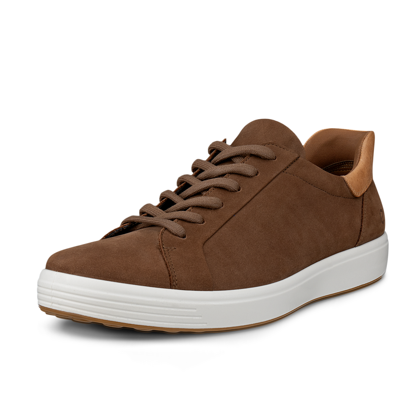ECCO Soft 7 easy slip lace sneaker men cocoa brown 470824