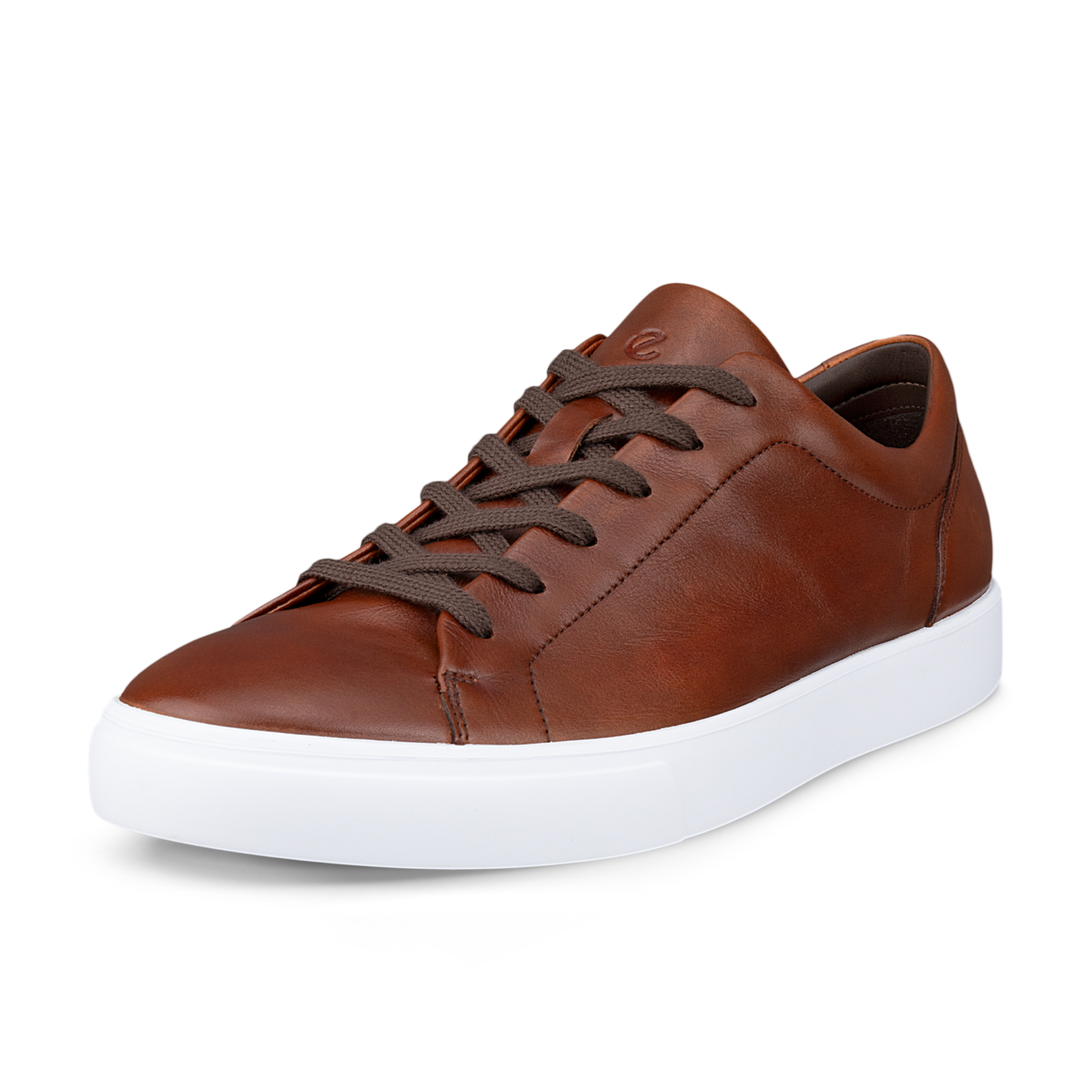 ECCO soft 10 men sneaker shoe cognac brown 560114