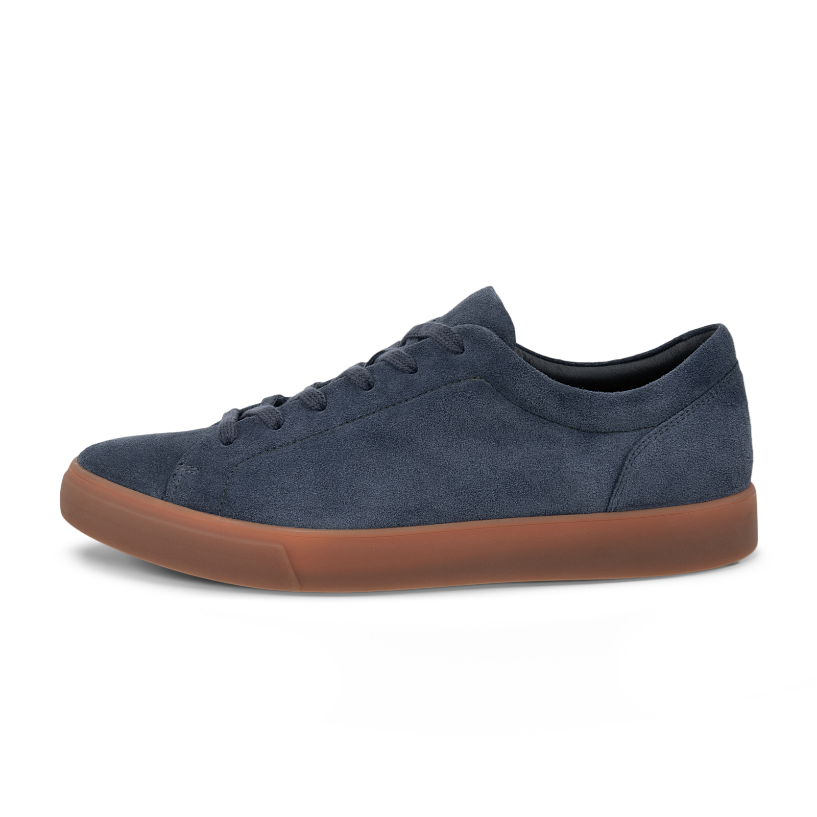 ECCO soft 10 men sneaker shoe ombre blue suede side 560114