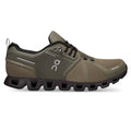 Cloud 5 waterproof slip-on shoe On running men olive green side