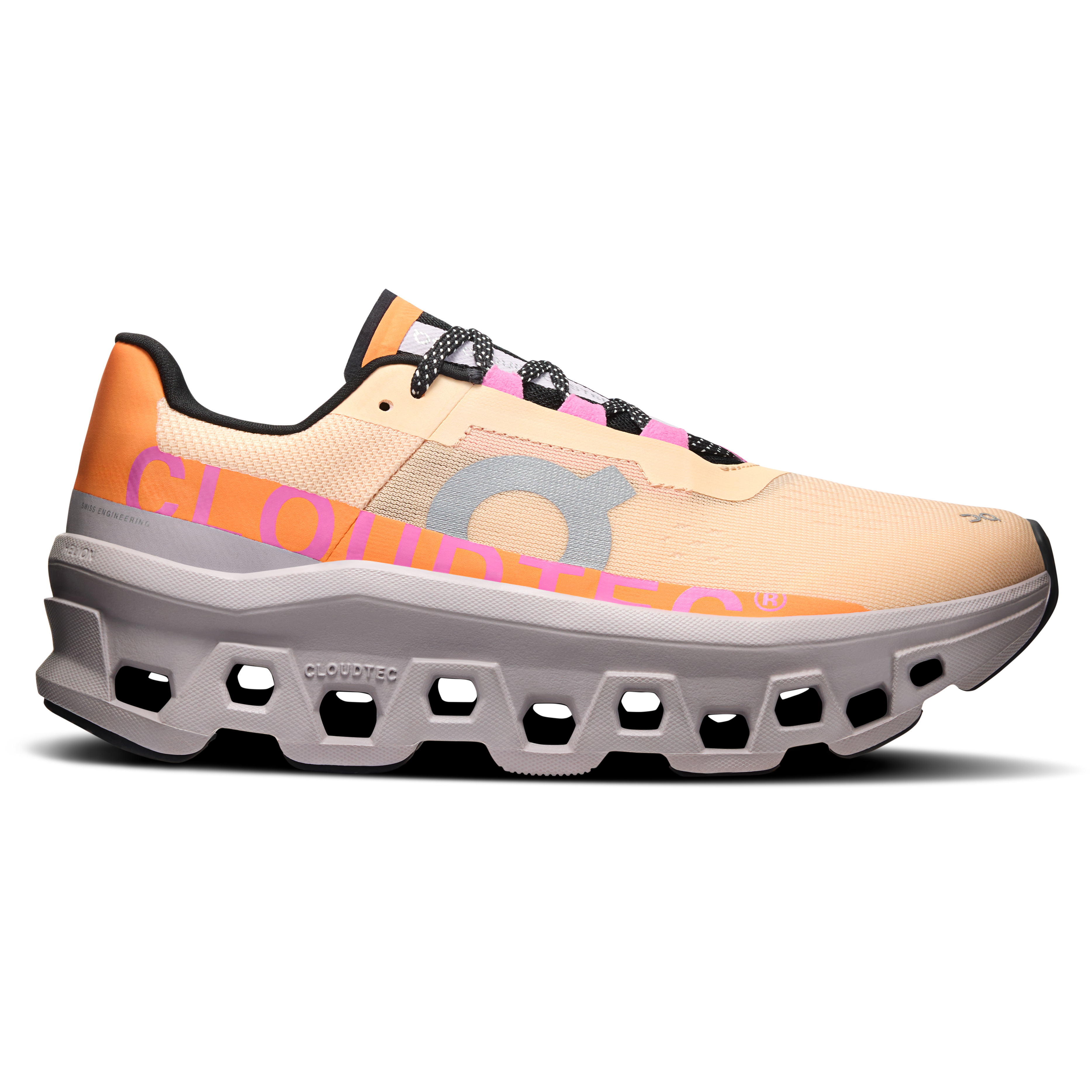 Cloudmonster running shoe On women blonde fade orange side 61.97651