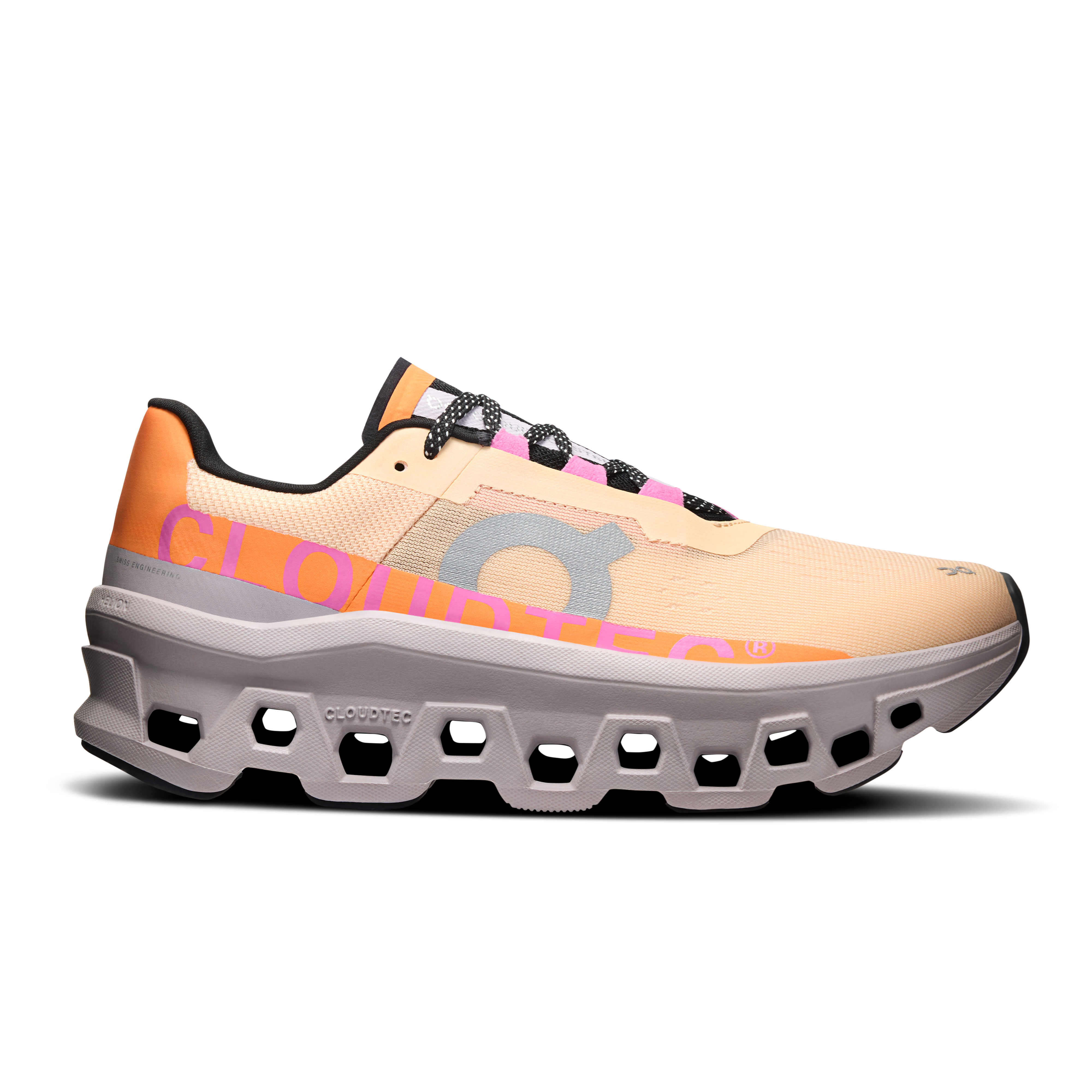 Cloudmonster 1 running shoe On women blonde fade side 61.97651