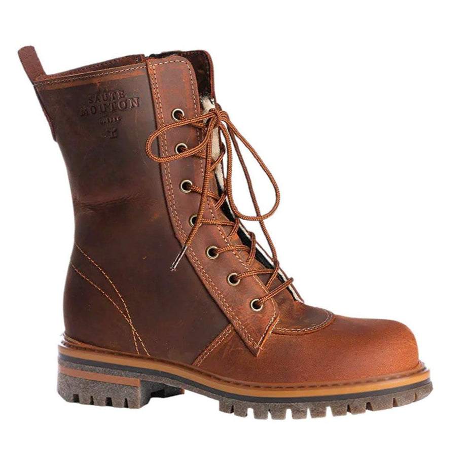 Lisette women winter boot Saute Mouton oiled tan