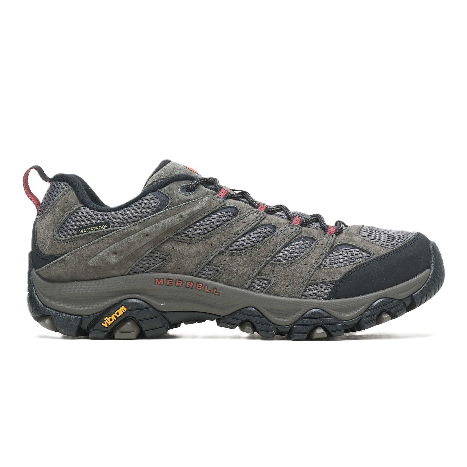 Merrell Moab 3 waterproof men's shoe beluga grey side 035843