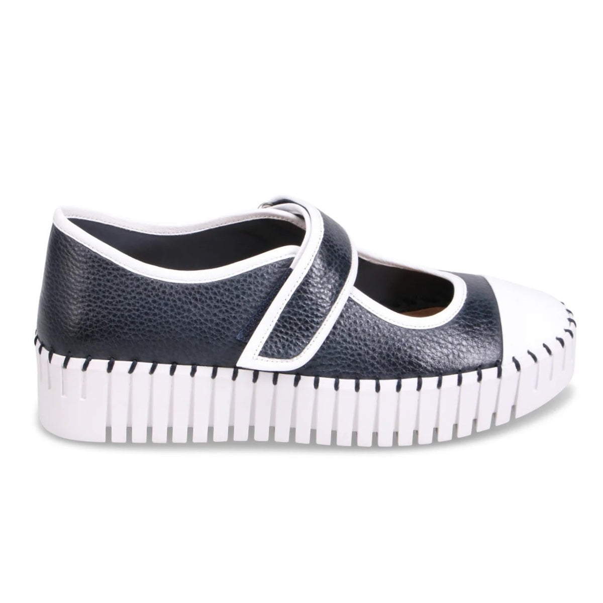 Berit sneaker women Django and Juliette navy blue side