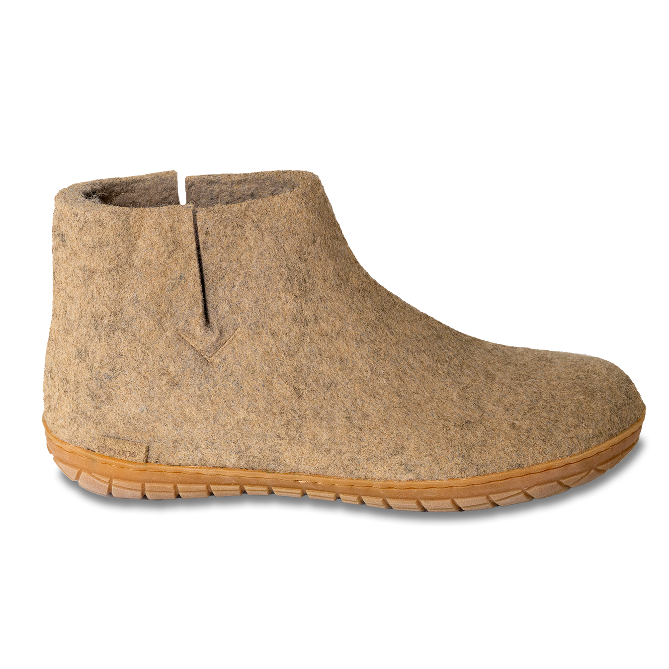Glerups Slipper - Ankle Boot Cut (Natural Rubber Sole) - MORE COLOURS