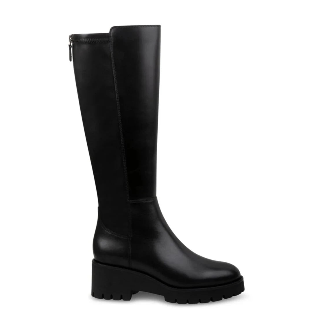 Blondo Dara knee high boot black leather b7498 side