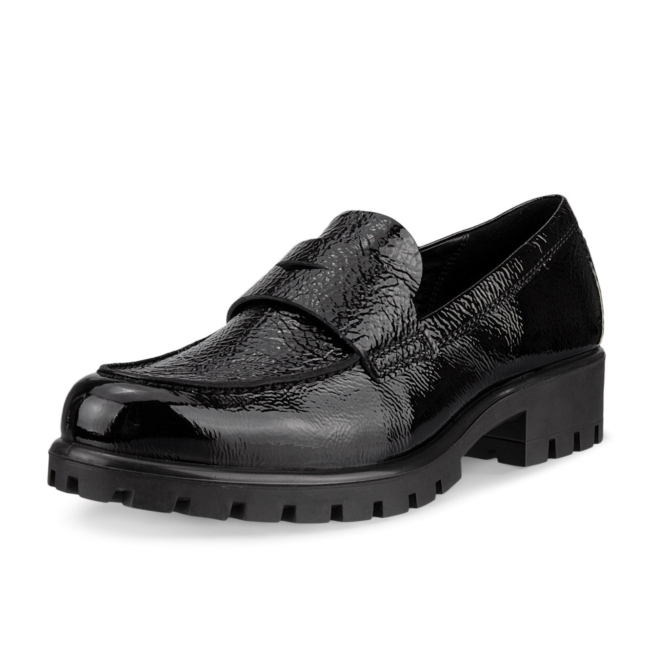 Ecco deals black loafers