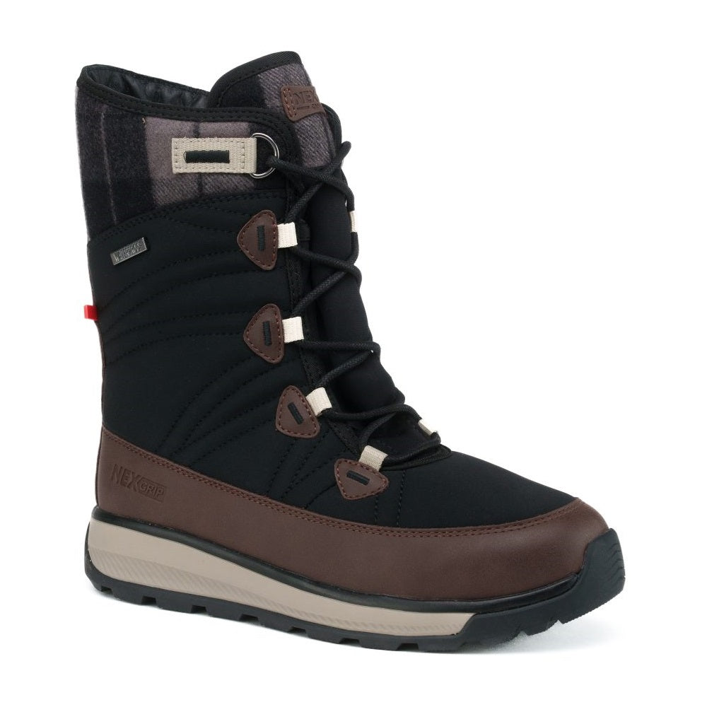 Nexgrip Ice Wonder Hi women winter cleated boot brown