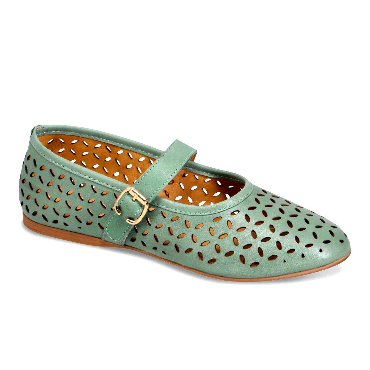 Bueno women mary-jane Kehlani seafoam green
