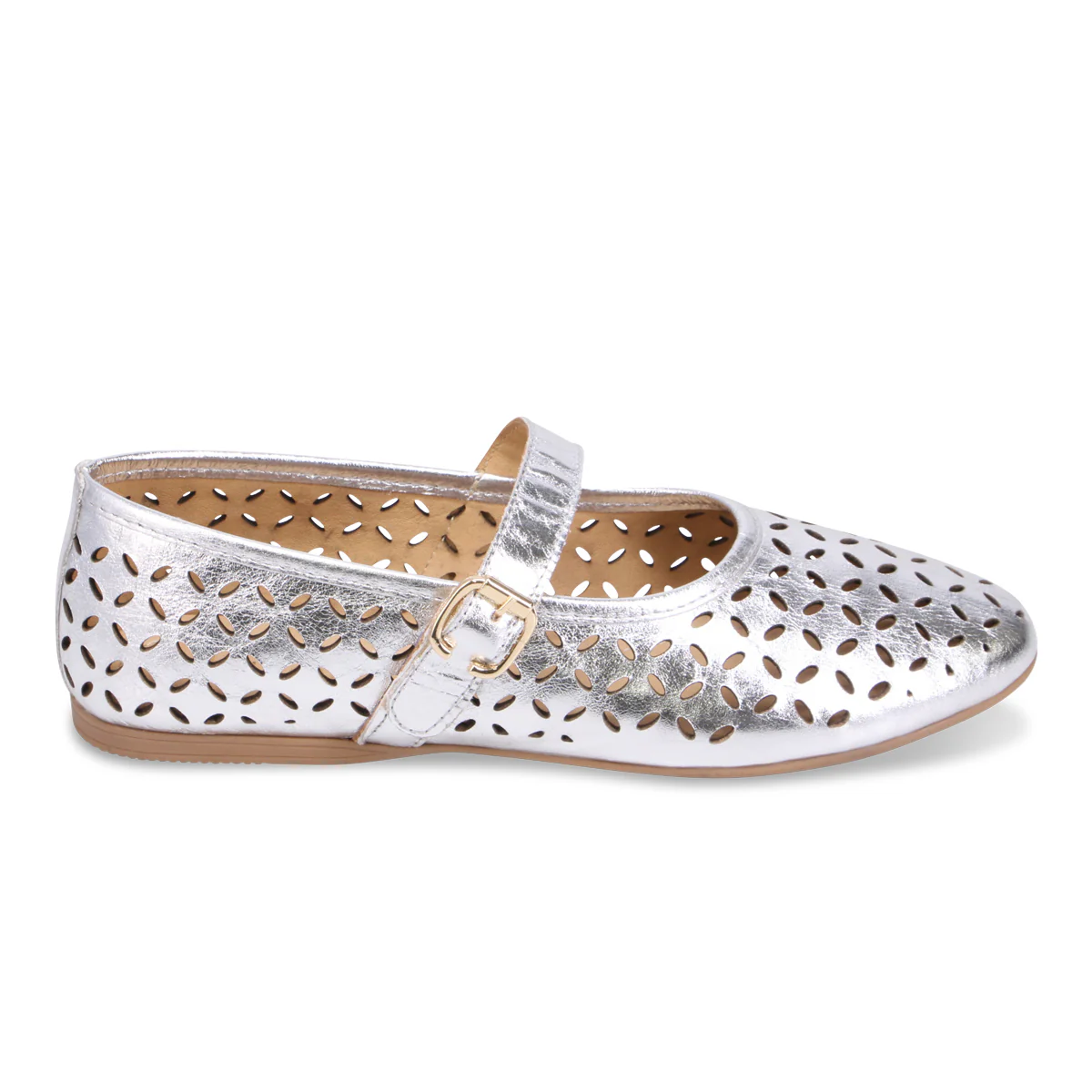 Bueno women mary-jane Kehlani silver side