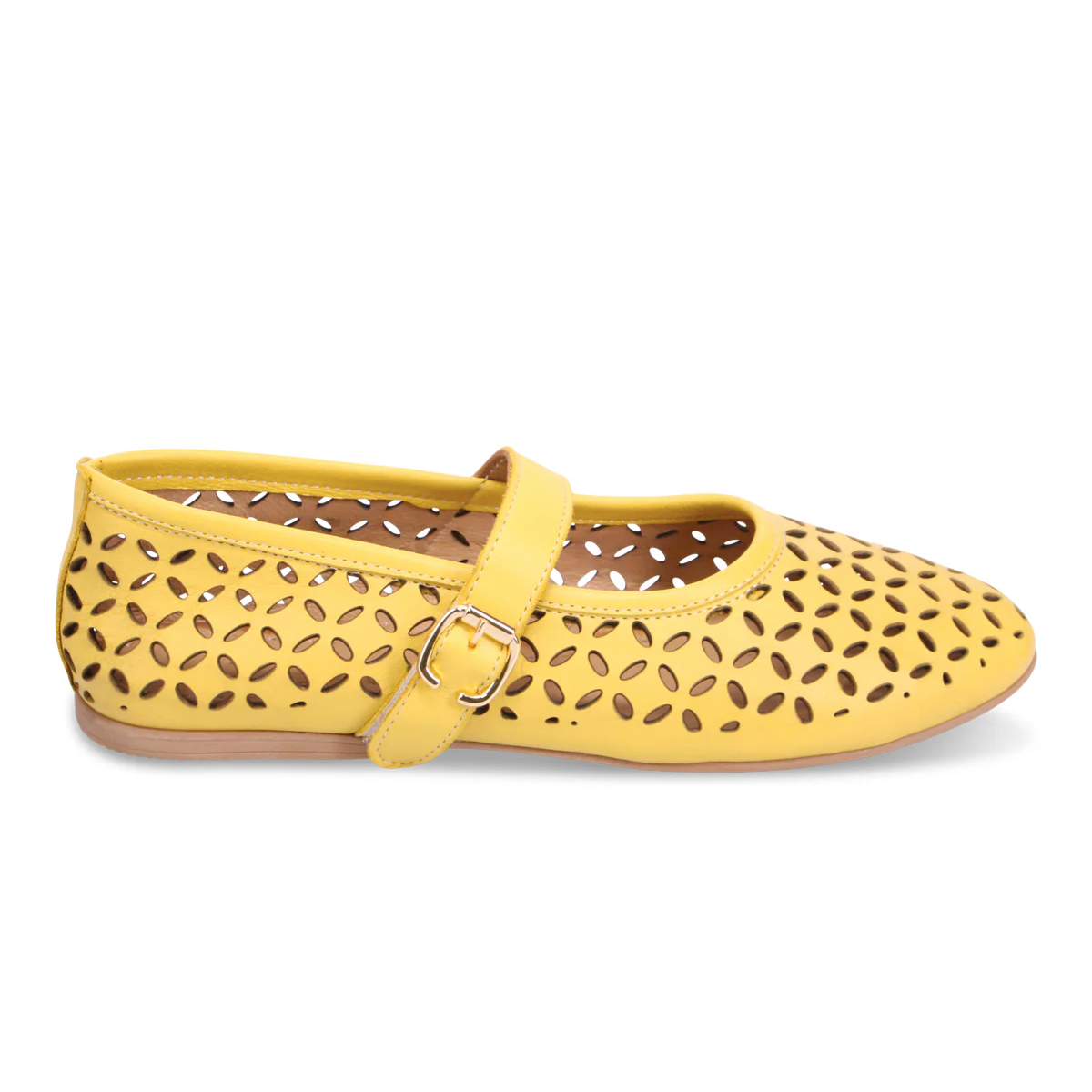 Bueno women mary-jane Kehlani yellow side